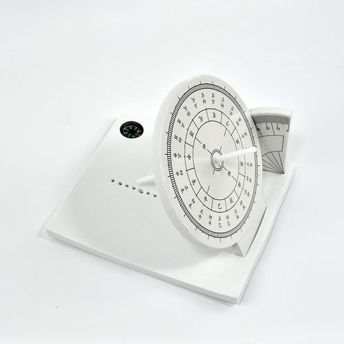 太阳钟光影日晷模型教学仪器教具小学科学小制作实验器材日晷仪