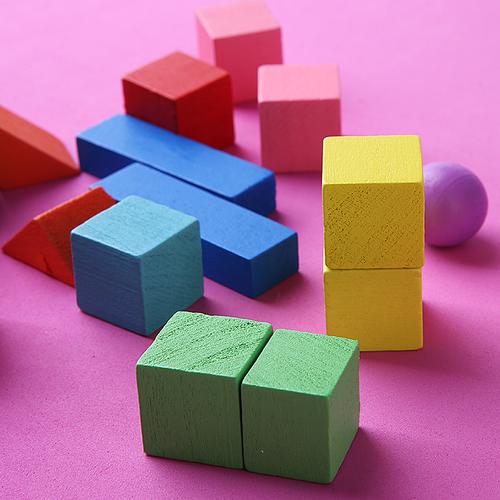 儿童数学长方体正方体教具立体模型积木小学早教玩具几何体球圆柱